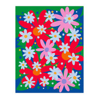 Bold Colorful Daisies (Print Only)