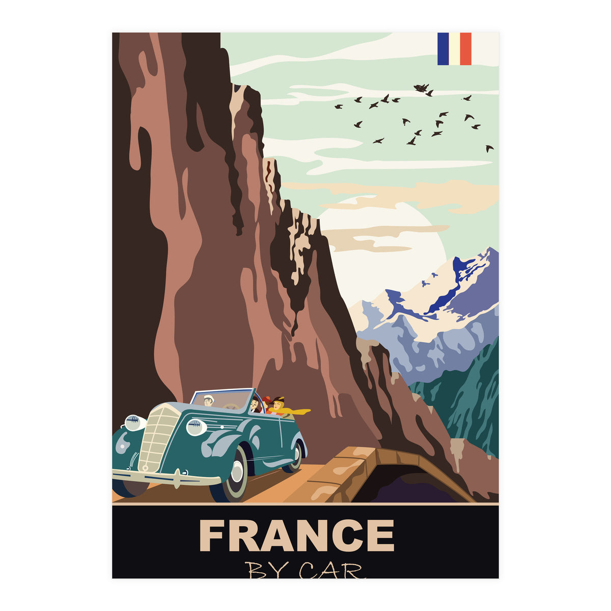 France By Car (Print Only)
