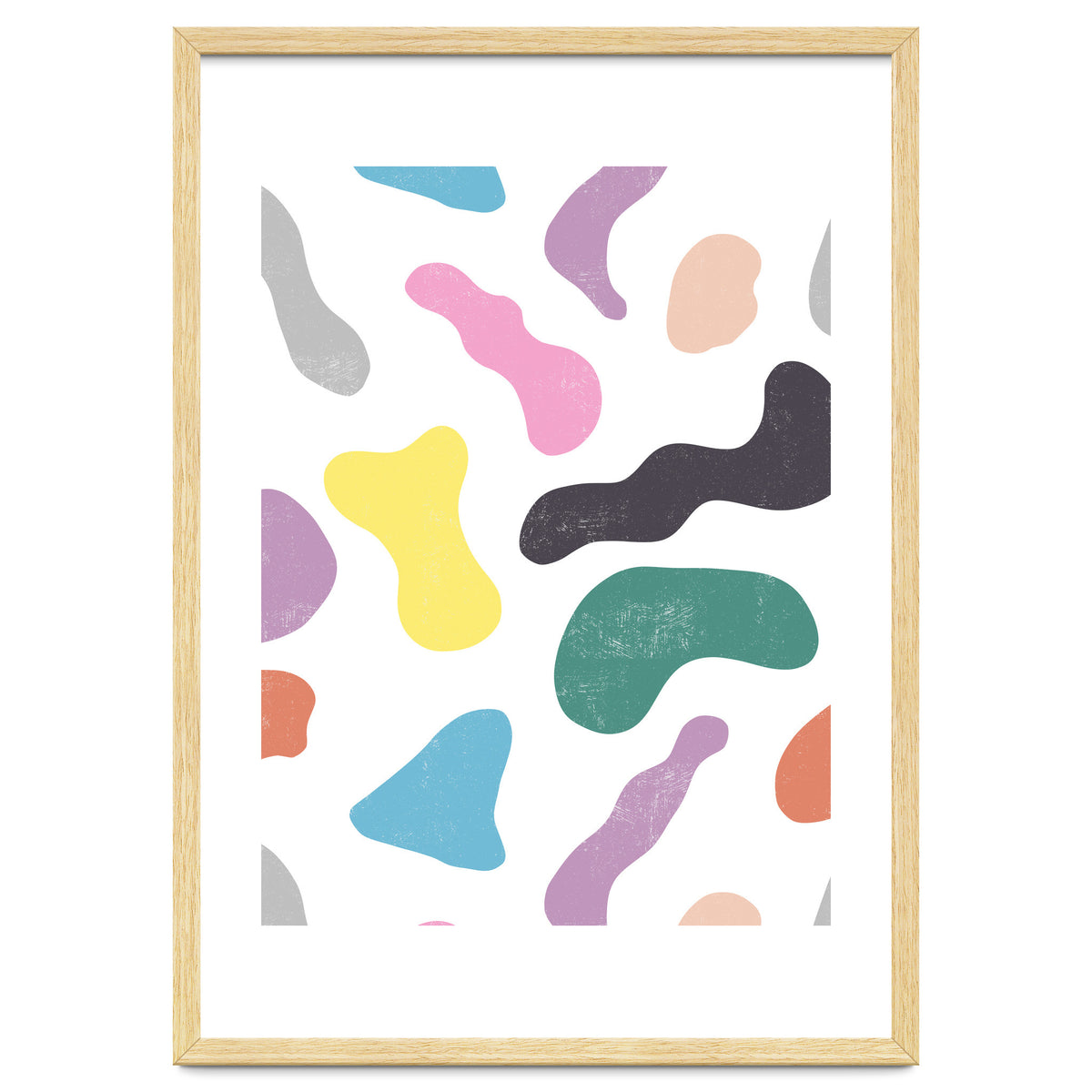 Abstract Organic Memphis Shapes