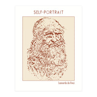 Self Portrait – Leonardo Da Vinci (Print Only)