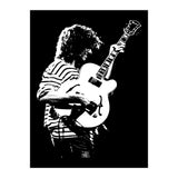Pat Metheny American Jazz Musician in Monochrome (Print Only) thumbnail