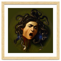 Caravaggio – Medusa | Baroque Mythological Painting Head of Medusa