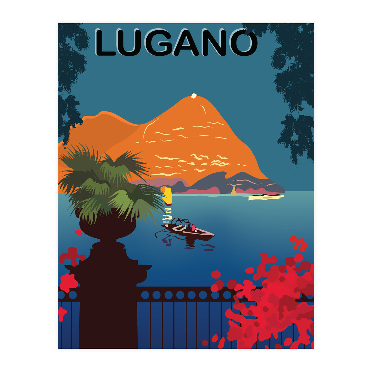 Lake Lugano (Print Only)