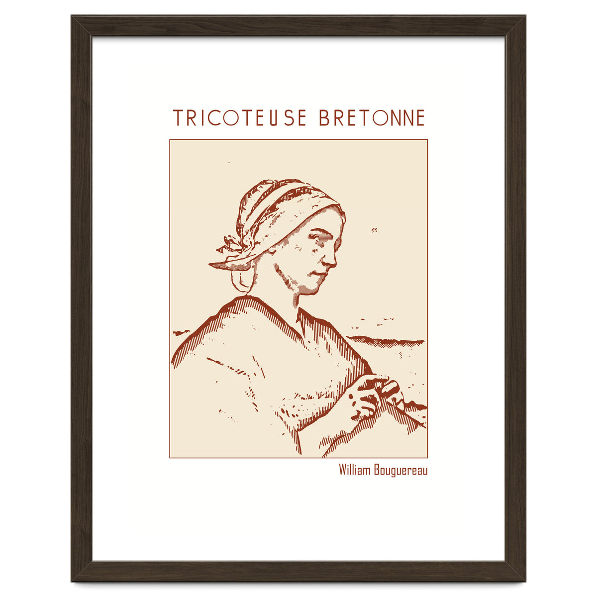 Tricoteuse Bretonne – William Bouguereau