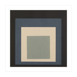 JOSEF ALBERS - HOMAGE TO THE SQUARE BEIGE GREY BLACK HIGH RESOLUTION (Print Only) thumbnail