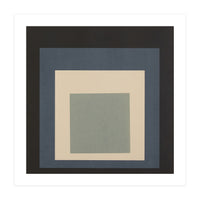 JOSEF ALBERS - HOMAGE TO THE SQUARE BEIGE GREY BLACK HIGH RESOLUTION (Print Only)