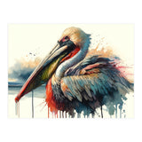 Coastal Pelican Portrait (Print Only) thumbnail