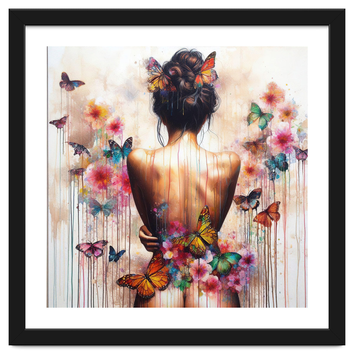 Butterfly Garden Back Portrait