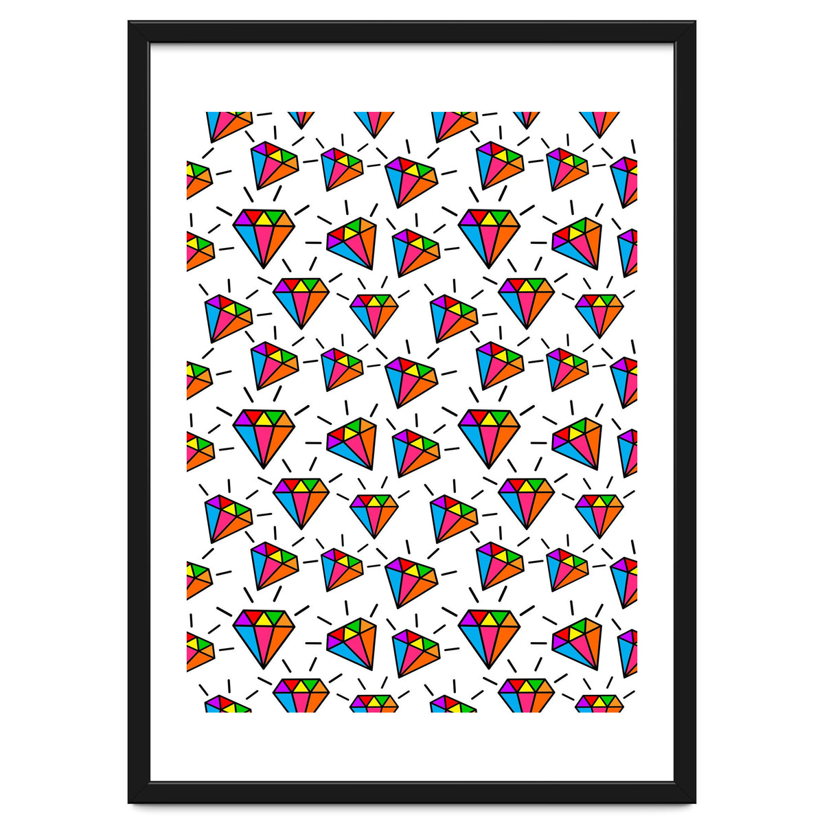 Cute diamonds pattern