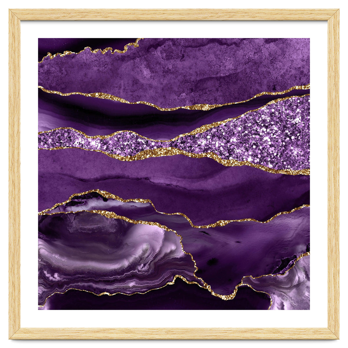 Agate Glitter Ocean Texture 01