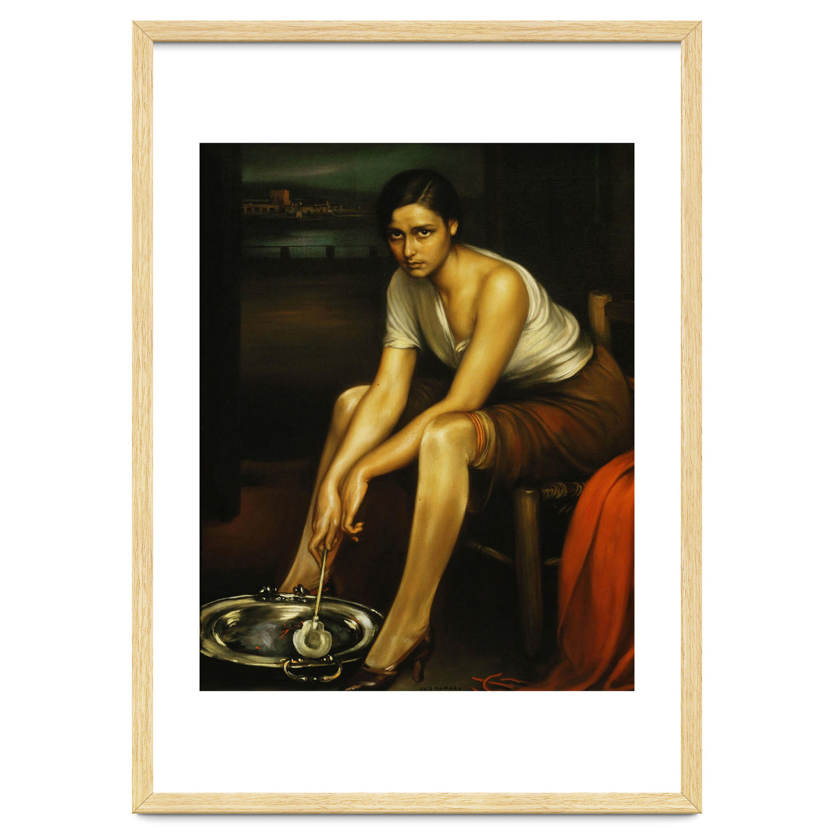 Julio Romero de Torres / 'La chiquita piconera', 1930, Oil on canvas, 100 x 80 cm.