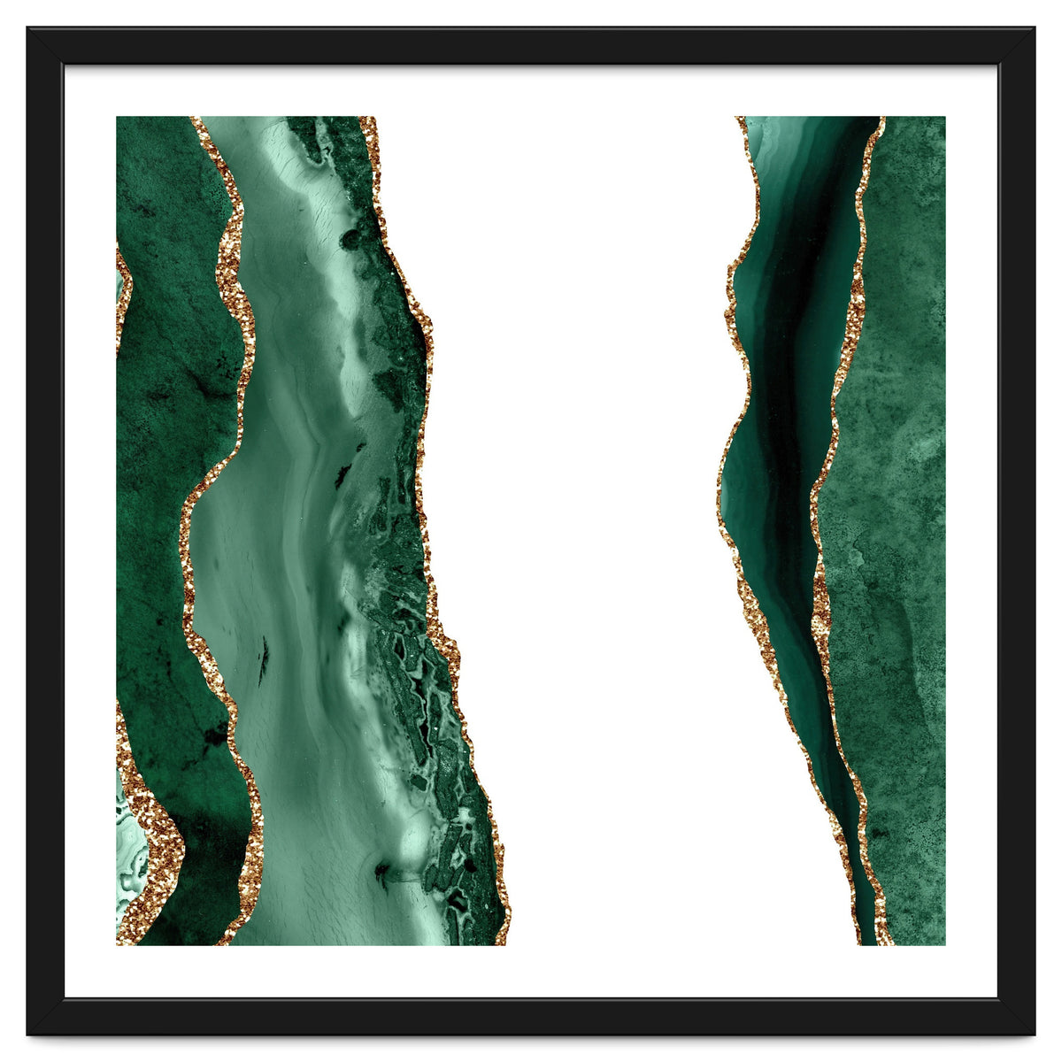Emerald & Gold Agate Texture 14