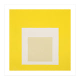JOSEF ALBERS - HOMAGE TO THE SQUARE YELLOW WHITE (Print Only) thumbnail