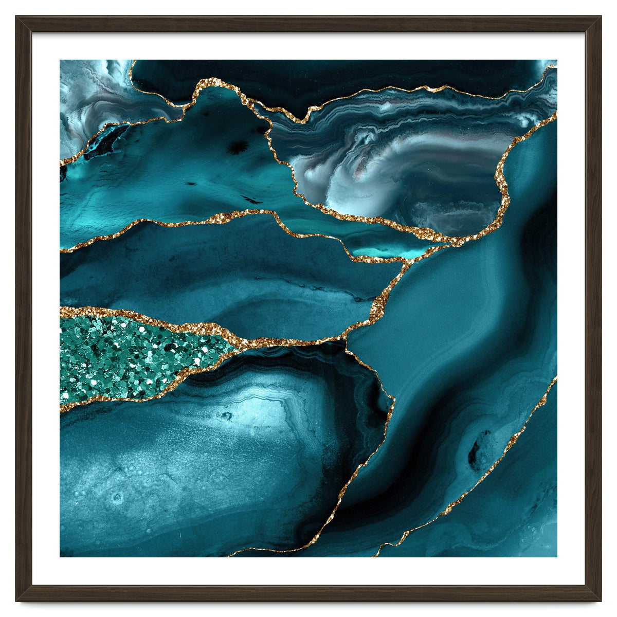 Agate Glitter Ocean Texture 10