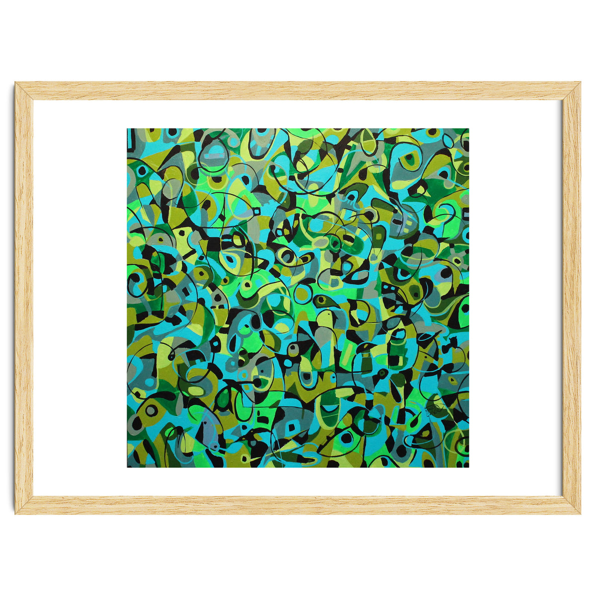 The Birdcall, Acrylic On Canvas, 36"x36"