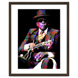 John Lee Hooker American Blues Musician Legend Colorful Art thumbnail