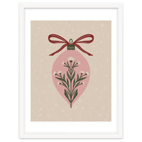 Christmas Floral Globe