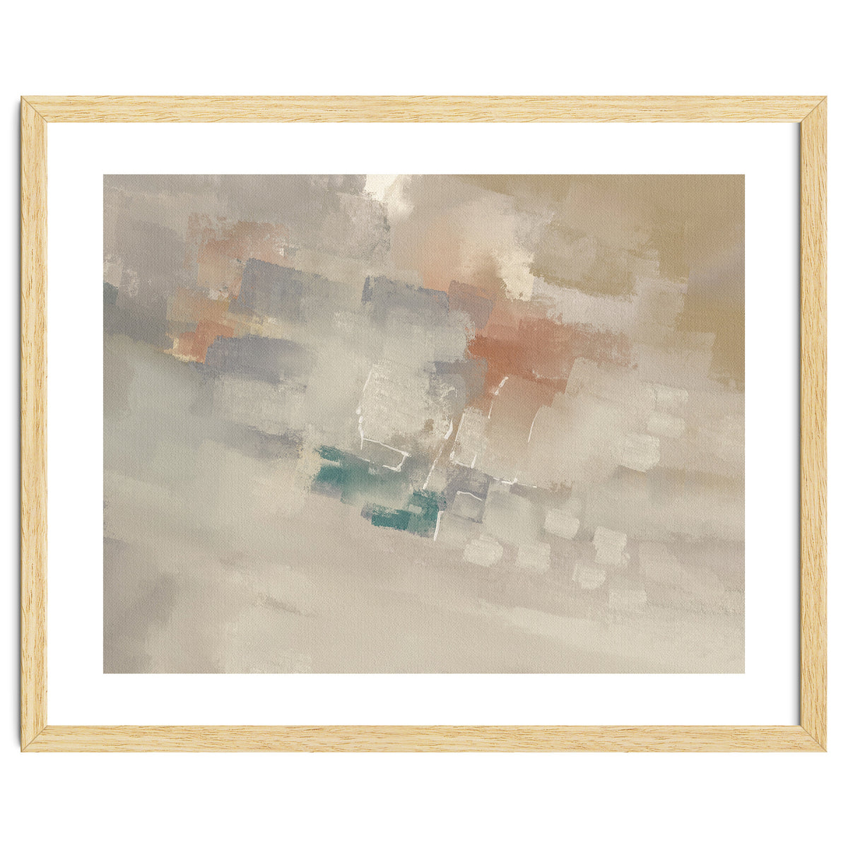 Abstract oil painting