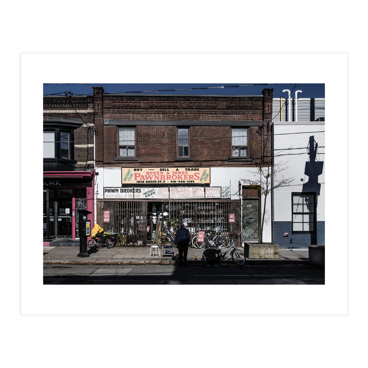 No 1030 Queen St E 2 Color Version (Print Only)