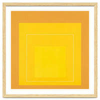 JOSEF ALBERS - HOMAGE TO THE SQUARE ORANGE YELLOW