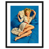 Pinup Sexy Girl Reading A Love Letter thumbnail