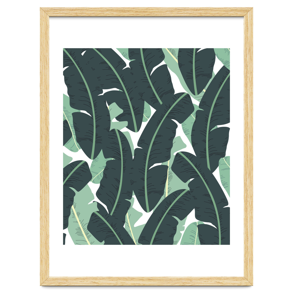 Banana Leaf Pattern