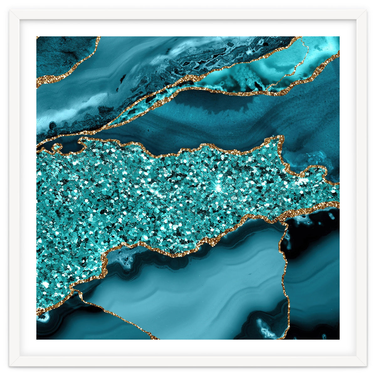 Agate Glitter Ocean Texture 09