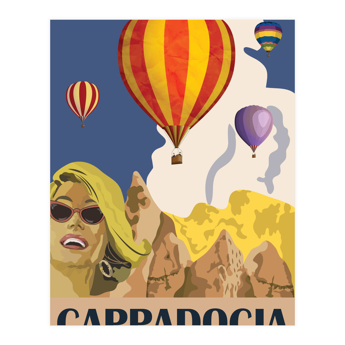 Cappadocia, Hot Air Balloons (Print Only)