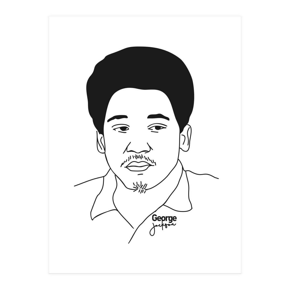George Jackson Activist (Print Only)