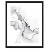 Abstract Black And White Flowing Lines thumbnail