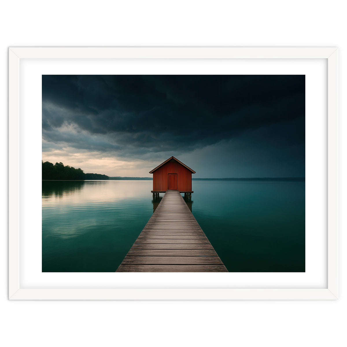 Moody Boathouse Photography Lake House