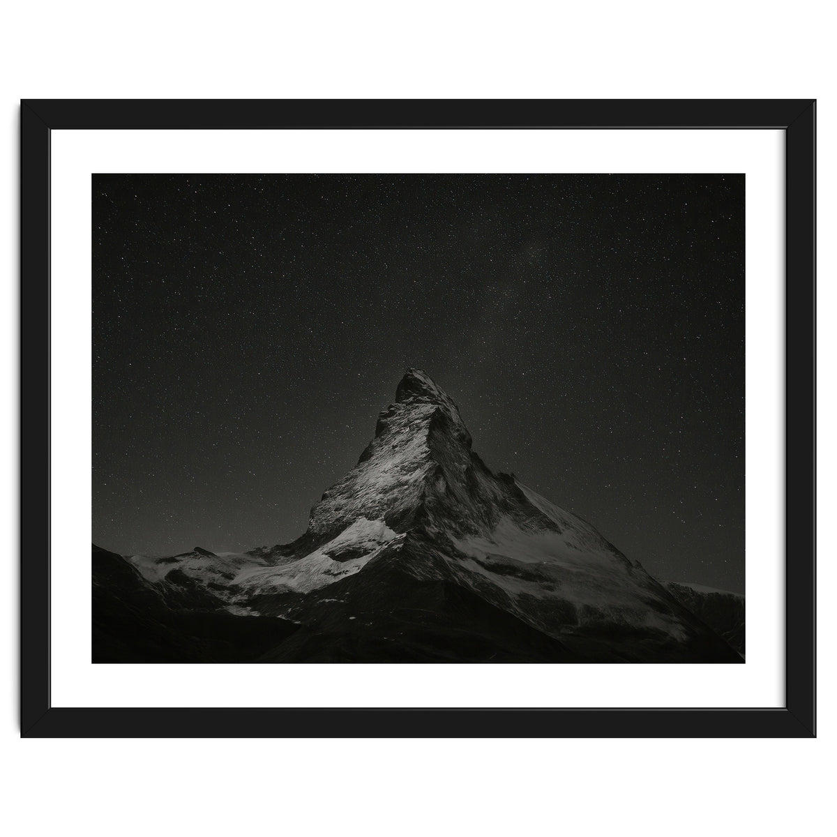 Matterhorn Switzerland Starry Night Mountain Photography