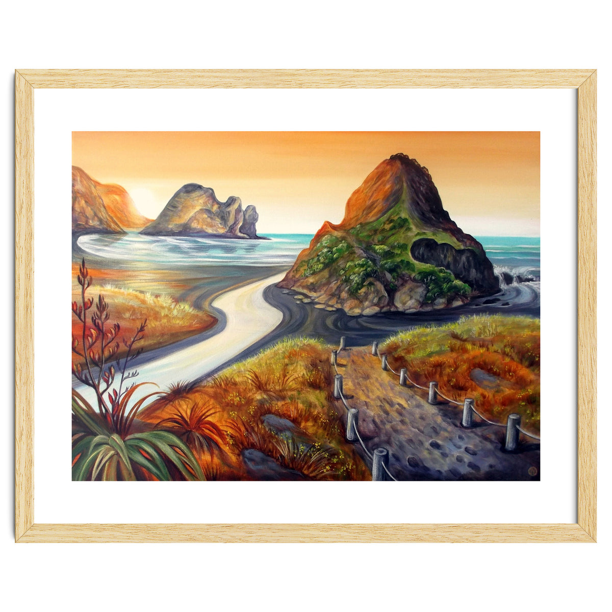 Piha In Golden Tones
