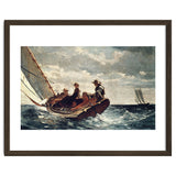 Winslow Homer: Breezing Up (A Fair Wind). Date/Period: 1873 - 1876. Painting. thumbnail