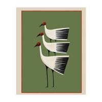 Striped Bird Trio I (Print Only)