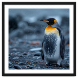 King Penguin Standing In The Rain thumbnail