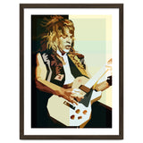 Randy Rhoads Metal Guitarist Retro Illustration thumbnail