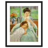 Young mother sewing, 1901 Canvas,92,4 x 73,7 cm. thumbnail