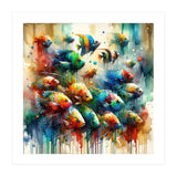 Colorful Aquarium Fish (Print Only) thumbnail