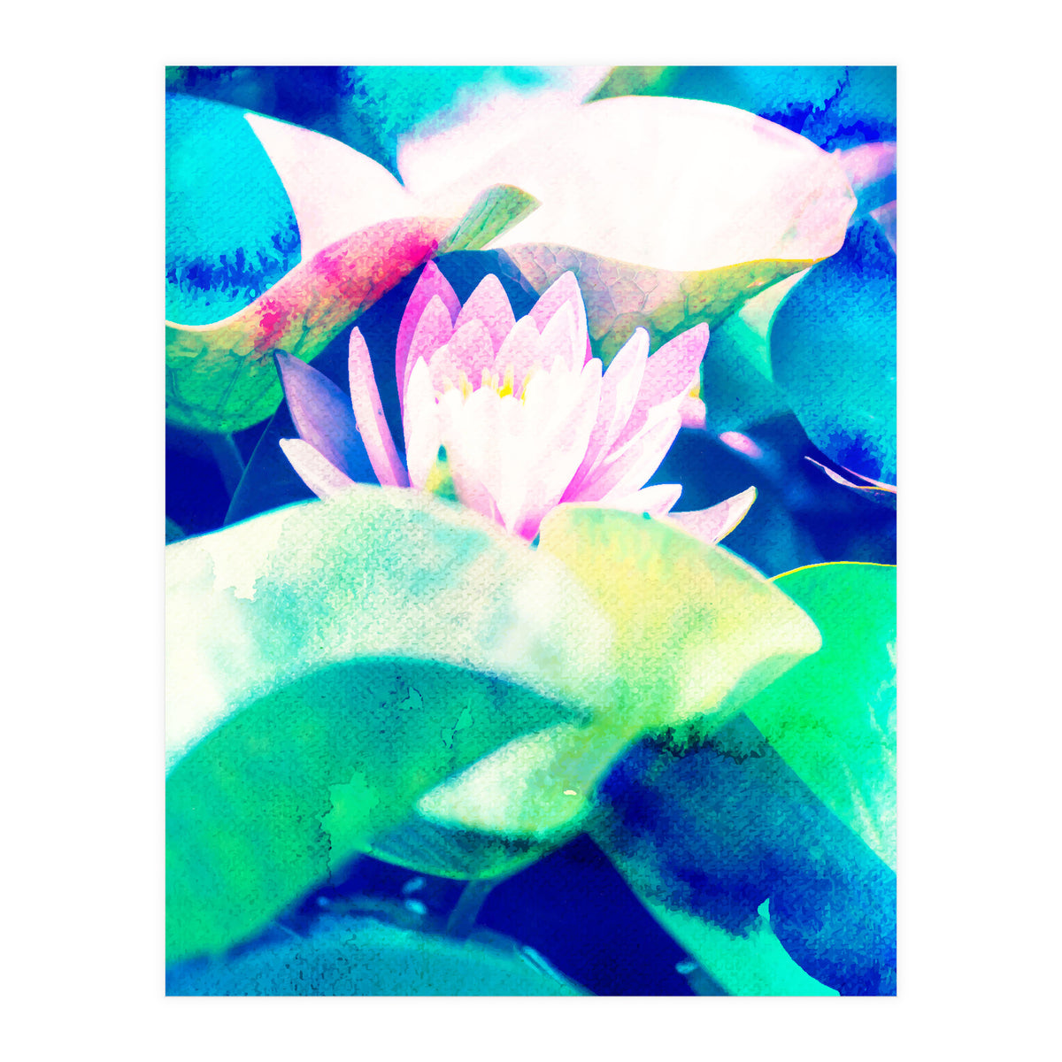 Watercolor Lotus (Print Only)