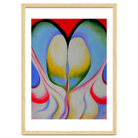 Georgia O’Keeffe – Series 1, No. 8 (1918) | Expressive Abstract Watercolor of Organic Rhythm and Modernist Form