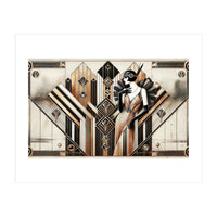 Gatsby Glamour Art Deco Scene (Print Only)