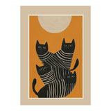 Abstract Black Cats (Print Only) thumbnail