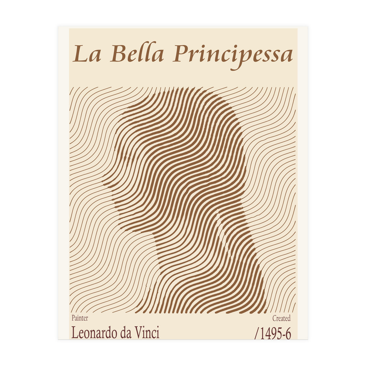 La Bella Principessa – Leonardo Da Vinci (1495 6) (Print Only)