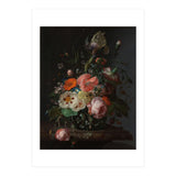 Still Life with Flowers on a Marble Tabletop. Dating: 1716. Measurements: h 48.5 cm × w 39.5 cm. (Print Only) thumbnail