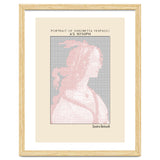 Portrait of Simonetta Vespucci as Nymph – Sandro Botticelli (ascii art) thumbnail