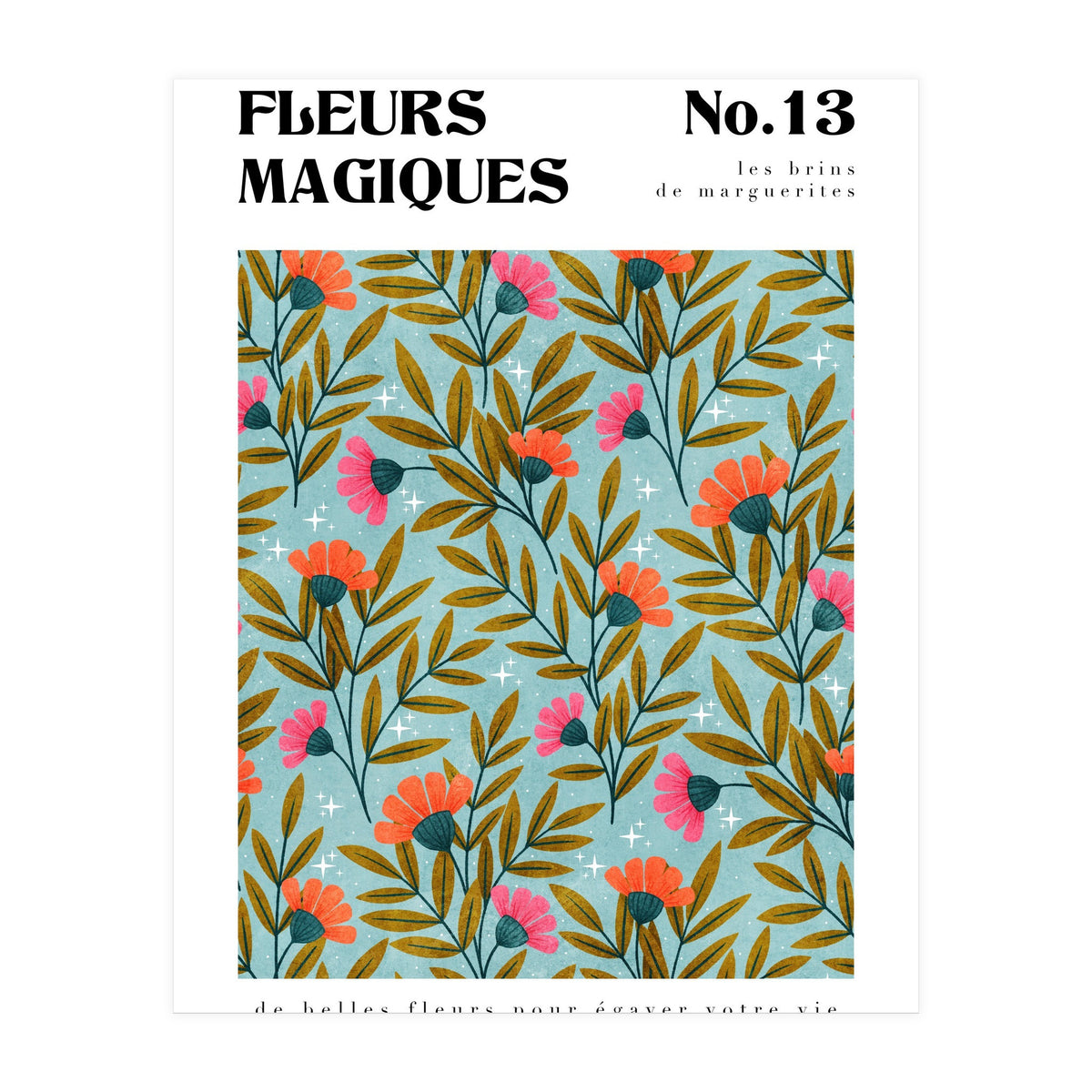 Magical Flowers No.13 Daisy Sprigs (Print Only)