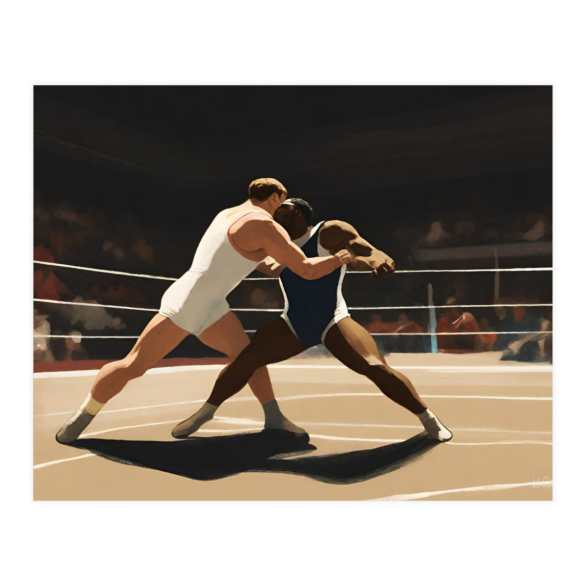 Wrestlers #4 (Print Only)