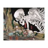 Utagawa Kuniyoshi – Mitsukuni Defying the Skeleton Specter (1910) | Dramatic Japanese Ukiyo-e Masterpiece (Print Only) thumbnail