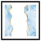 Blue & Gold Glitter Agate Texture 08 thumbnail